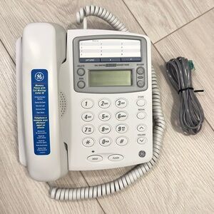Vintage GE Memory Phone with Call-Waiting Caller ID – Model 29299GE1 White